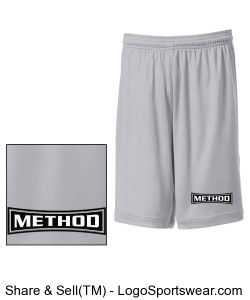 Method Logo on Youth Light Shorts Design Zoom